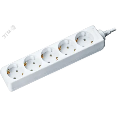 Удлинитель Navigator 94 186 NPE-S-05-300-E-3x1 с/з 5 гн. 3м