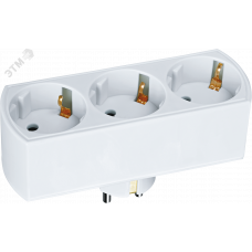 Разветвитель Navigator 94 672 NAD-L-3E-WH 3 гн. (в ряд) с/з