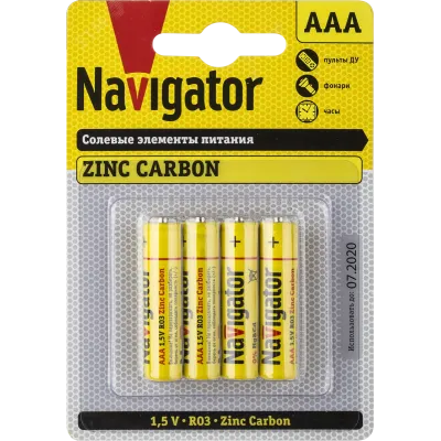 Элемент питания Navigator 94 767 NBT-NS-R03-BP4
