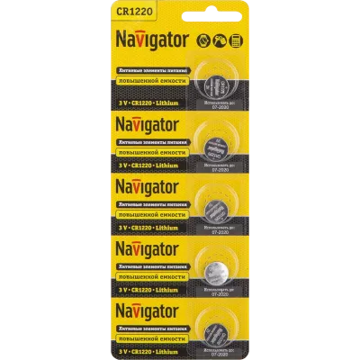 Элемент питания Navigator 94 778 NBT-CR1220-BP5