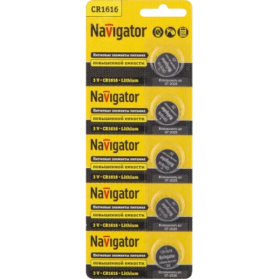 Элемент питания Navigator 94 779 NBT-CR1616-BP5