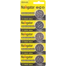 Элемент питания Navigator 94 781 NBT-CR2430-BP5