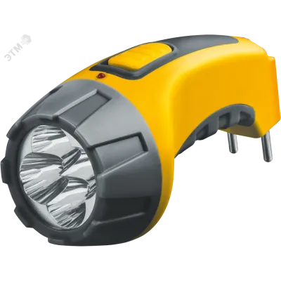 Фонарь Navigator 94 951 NPT-CP03-ACCU Пласт. 4LED, прям. зар-ка, акк.4В, 500мАч.