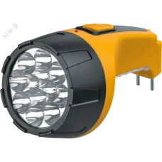 Фонарь Navigator 94 953 NPT-CP05-ACCU Пласт. 12+10LED, прям. зар-ка, акк.4В, 800мАч