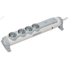 COMFORT Фильтр сетевой СФ-04К 16А 1,5м 3х1,5мм2 белый IEK