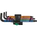 Набор Г-образных ключей с шаром 1.5 - 10 мм 9 предметов. 950/9 Hex-Plus Multicolour BlackLaser 1 Набор Г-образных ключей с шаром 1.5 - 10 мм 9 предметов. 950/9 Hex-Plus Multicolour BlackLaser 1