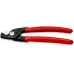 KNIPEX StepCut кабелерез, ступенчатый рез, рез кабель d 15 мм (50 мм2, AWG 1/0), L-160 мм, чёрный, обливные рукоятки, KN-9511160