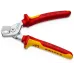 KNIPEX StepCut кабелерез VDE 1000V, ступенчатый рез, рез кабель d 15 мм (50 мм2, AWG 1/0), L-160 мм, диэлектрический, хромированный, двукомпонентные рукоятки, KN-9516