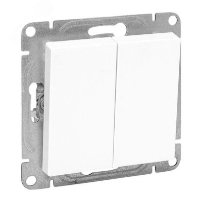 Эпика Механизм выключателя 2кл. проходной белый EKF