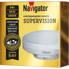 Лампа Navigator 95 430 NLL-GX53-8-230-4K-SV