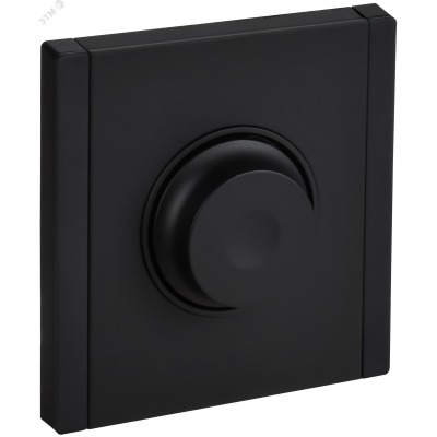 FORTE&PIANO Светорегулятор поворотно-нажимной 600Вт FP154M металл черный IEK