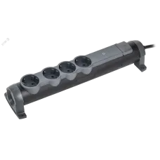 COMFORT Фильтр сетевой СФ-04К 16А 1,5м 3х1,5мм2 черный IEK
