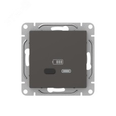 Механизм розетки USB-С  быстрая  мокко Эпика EKF