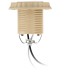 Патрон ЭРА Е27 с проводом 30 см пластиковый бежевый