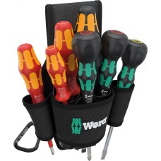 Набор отвёрток в поясной сумке, 8 предметов, 9621 SET 2 Kraftform Ball-Grip