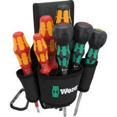 Набор отвёрток в поясной сумке, 8 предметов, 9621 SET 2 Kraftform Ball-Grip