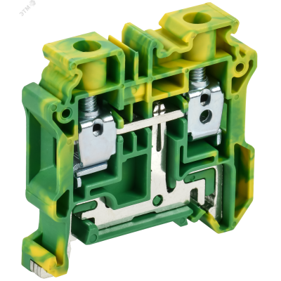 ARMAFIX Колодка клеммная CY10 PE винтовая 10мм2 проходная заземляющая Ex IEK