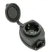 Розетка  настенная с защитной крышкой каучуковая 230В, 2P+PE, 16A, IP44 EKF PROxima