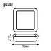 Встраиваемый светильник Gauss Frameless квадрат 9W, 4000K, 90*90мм, монтаж.отв.71*71 1/60