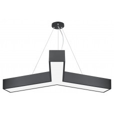 Светильник LED ЭРА Geometria SPO-143-B-40K-056 Igrek 56Вт 4000K 4500Лм IP40 900*80 черный подвесной драйвер внутри