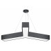 Светильник LED ЭРА Geometria SPO-143-B-40K-056 Igrek 56Вт 4000K 4500Лм IP40 900*80 черный подвесной драйвер внутри