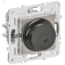 SKANDY Светорегулятор поворотный 600Вт SK-D01N металл никель IEK
