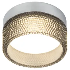 Встраиваемый светильник под лампу GX53 ЭРА DK97 CH/BK хром черный