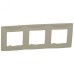 Рамка 3-местная светлая галька ETIKA