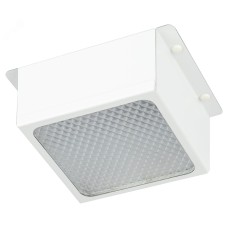 Светильник светодиодный ЭРА DVO21-06-O-4K80-5 6Вт 4000K 500Лм Домино белый грильято 100х100 Опал