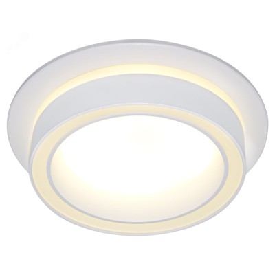 Светильник встраиваемый DK116 WH под лампу GX53 белый