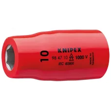 Головка торцевая VDE 1000V DR 1/2 шестигранная 10 мм диэлектрическая