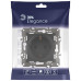 14-2102-05 ЭРА Розетка 2P+E Schuko со шторками, 16A-250В, IP20, Эра Elegance, антрацит (10/100/1400)