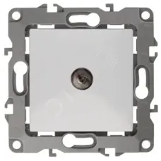 12-3101-01 ЭРА Розетка TV одиночная, IP20, Эра12, белый (10/100/3200)