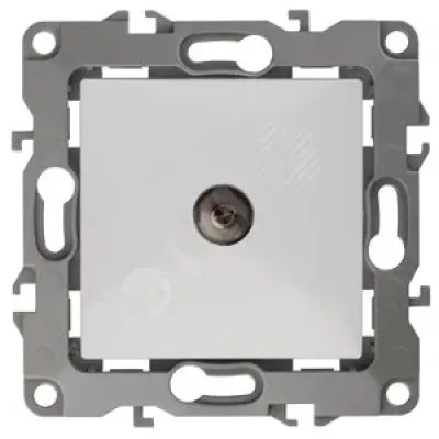 12-3101-01 ЭРА Розетка TV одиночная, IP20, Эра12, белый (10/100/3200)
