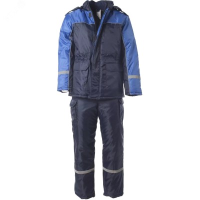 Костюм зимний Балтика куртка, п/к, т.синий/василёк 52-54 104-108-170-176