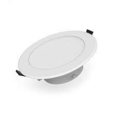 Светильник Gauss Elementary Downlight круг 7,5W 620lm 4000K 185-250V IP54 95*45 белый LED 1/40