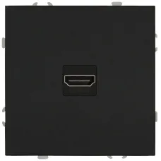 Розетка скрытого монтажа в рамку HDMI IP20 антрацит 15-3114-05 Galaxy