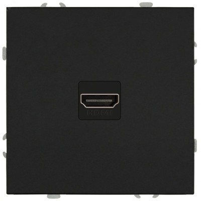 Розетка скрытого монтажа в рамку HDMI IP20 антрацит 15-3114-05 Galaxy