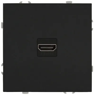Розетка скрытого монтажа в рамку HDMI IP20 антрацит 15-3114-05 Galaxy