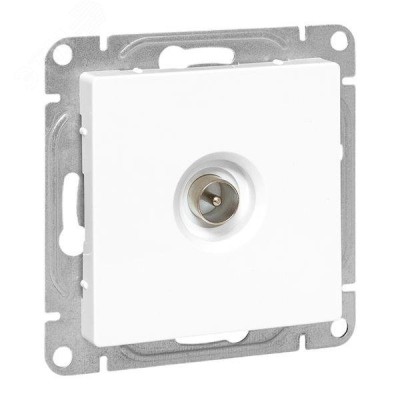 Эпика Механизм розетки TV одиночная белый EKF