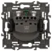14-2103-02 ЭРА Розетка 2P+E Schuko со шторками с крышкой, 16A-250В, IP20, Эра Elegance, сл.кость (10