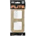 FLITE ARTISTIC Рамка 2-местная РУ-2-А-ФлХ хаки IEK