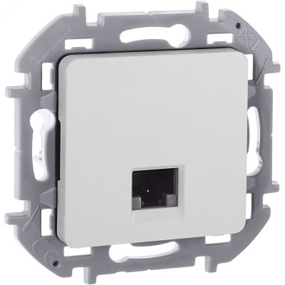 Розетка компьютерная RJ45 категория 5Е UTP белый INSPIRIA