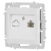 Розетка Intro Accent 6-303-01М информационная RJ45, IP20, СУ, белый матовый