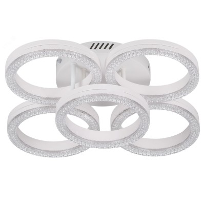 Светильник светодиодный потолочный ДПБ-75Вт 3000-6000К белый с пультом Rivoli Juniper 6187-701