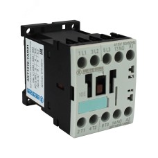 Контактор электромагнитный 3RT1016-1AR01, 3-пол., 9A, AC-3, 4кВт/400V, 1НO, 415V AC, 50/60Гц, типоразмер S00, винтовые клеммы, IP20