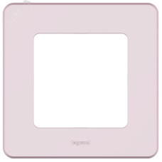 Рамка 1-местная розовый INSPIRIA