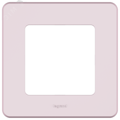 Рамка 1-местная розовый INSPIRIA