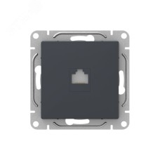Механизм розетки RJ45 (cat5)  графит Эпика EKF