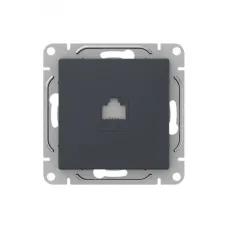 Механизм розетки RJ45 (cat6), графит Эпика EKF